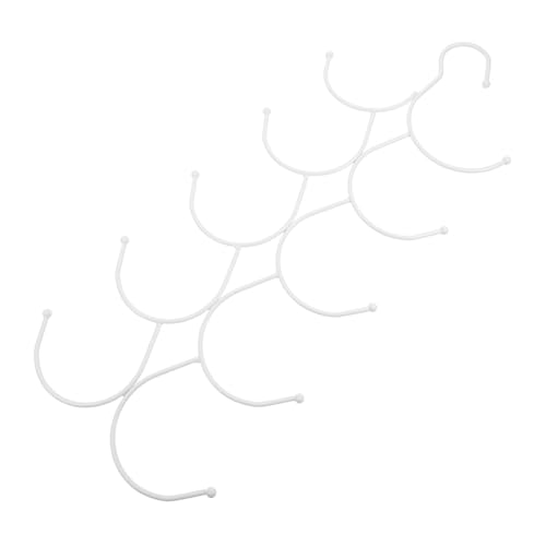 ABOOFAN Multi-Layer Iron Rack Scarf Hanger for Closet Tie Organizer Baseball Hat Rack Sturdy Metal Construction Easy Install