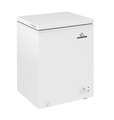 Congelatore a Pozzetto HAMMER 150LT Indipendente HC185CNEWH, CLASSE E 63,2x55,4x85,2cm BIANCO
