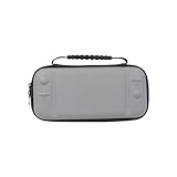 OLED ケース耐衝撃保護カバー旅行ハードシェルキャリーハンドバッグ収納袋高強度ゲームアクセサリー灰い白い, ゲイリー・白い