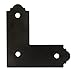 SIMPSON STRONG TIE AB-884SBGK001 4X4 Blk Zmax L Strap, 4" x 4"