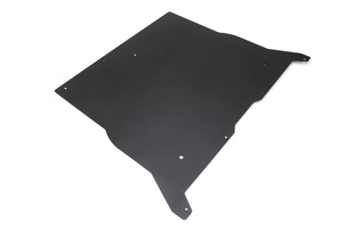 Image of HPS Black Front Aluminum Skid Plate Undertray Protection Shield Compatible for 2017-2023 Tesla Model 3 2020-2023 Model Y, SP-101