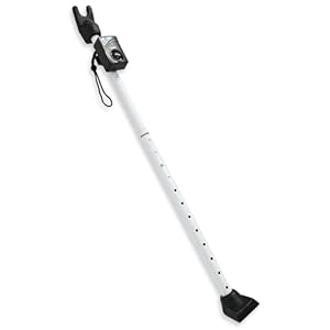 SecurityMan Door Security Bar with Alarm and Sliding Door Security – 120dB Loud Adjustable Door Jammer Stick Brace – Door Stoppers Security Bar Withstands 400lbs of Force from Inside