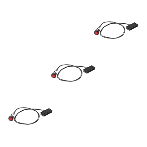 Cable adaptador de encendido de alimentación con conector de triple puente para PC