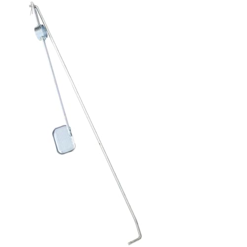 Pedal para cubo de basura de fácil instalación con acabado plata