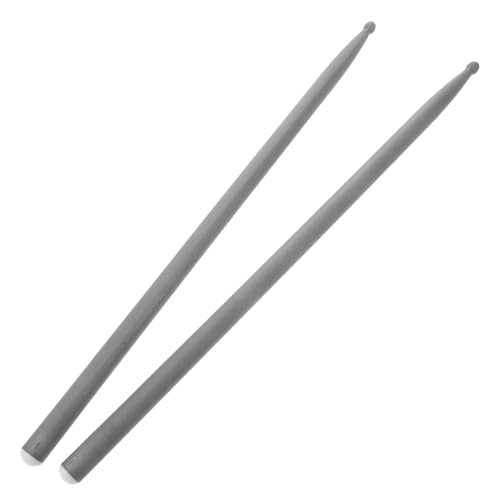 Baquetas para batería SHOWERORO de fibra de carbono, diseño portátil y resistente, par de baquetas para músicos