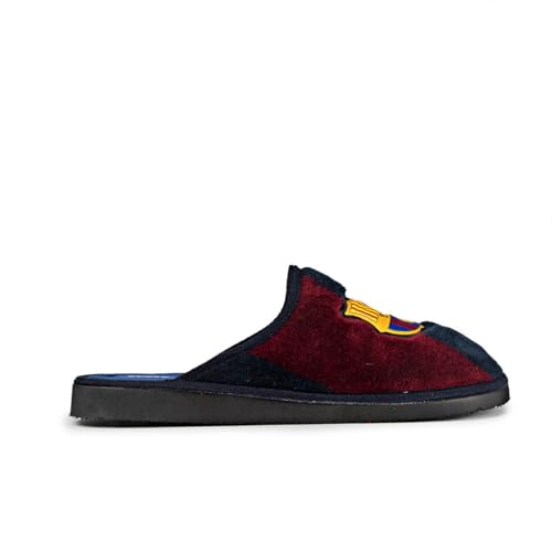 MARPEN SLIPPERS Zapatillas de casa FC Barcelona Oficiales Temporada 24/25 para Hombre o Mujer, Ligeras de Invierno, Talla 41