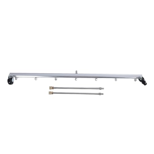 39.37in Limpiador de bajos, escoba de agua para lavado de suelos y coches con varilla extensible de 2 piezas, accesorio de acero inoxidable para hidrolimpiadora, (para piso)