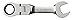 GearWrench 9553 12mm Stubby Flex-Head Combination Ratcheting Wrench