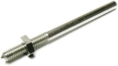 Mini Threaded Mandrel W-Nut Straight Thread for Rubber Points Cones 3/32" Shank Made in Germany by JTS