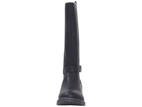 Big Girl's Blosum Knee-High Boots Slip-On Shoes Black Anna Sz: 52