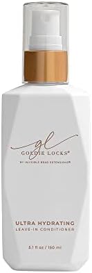 Goldie Locks Ultra Hydrating Leave-In Conditioner | Strengthens Hair & Detangles Unruly Hair | Gives All Day Hydration & UV Protection | Extension & Hair Color Safe, 5.1 Fl Oz