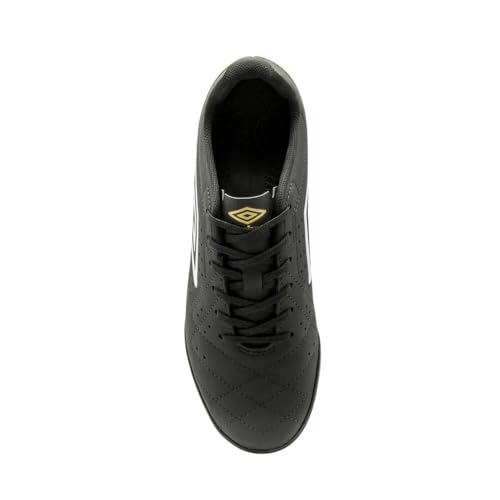 Chuteira Society, Neo Striker, Umbro, Masculina, Preto/Dourado/Branco, 40