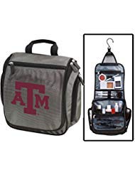 Texas A&M Toiletry Bags or Mens Shaving Kits HANGABLE Travel Bag, Gray, One Size