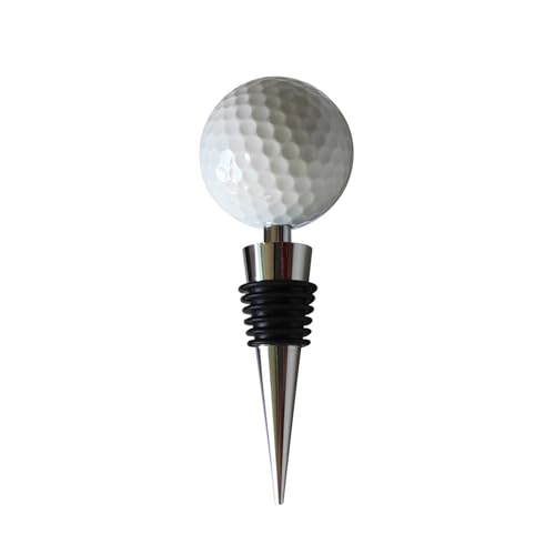 XLFFC Golf Ball Wine Stopper, Funny Golf Club Beverage Bottle Stoppers, Golf Home Wine Top Decor, Golf Barware, Gift for Wine Lover & Golf Lover