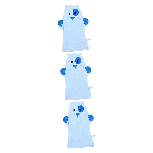 Mitten de bain infantile pour éviter les irritations cutanées de bébé lors du lavage