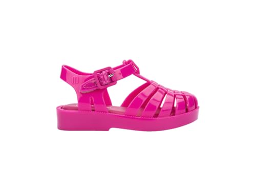 Image of mini melissa Possession Jelly Fisherman Sandal for Toddler and Kids | Iconic Fisherman Jelly Sandal for Toddlers & Girls, Adjustable Buckle, Waterproof, Bubblegum Scent, Play & Dress Shoes