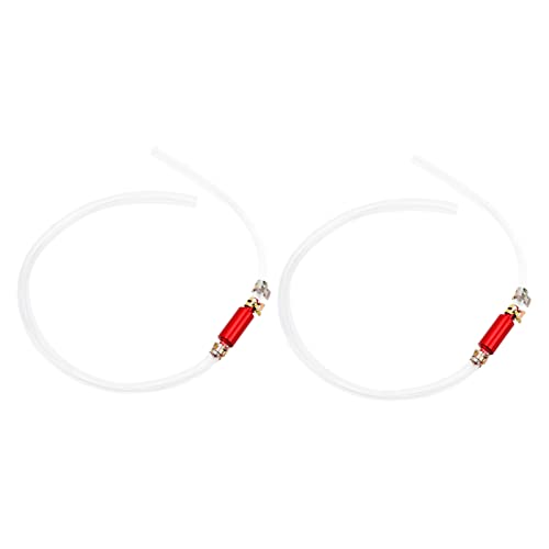 Tuyau de Purge de Frein avec Kit D'outils de Purge de Tube de Clapet Anti-retour à Sens Unique - ABS et Métal pour Voiture de Moto