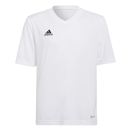 adidas ENT22 JSY Y Jersey (Short Sleeve) Unisex Kids, White, 152