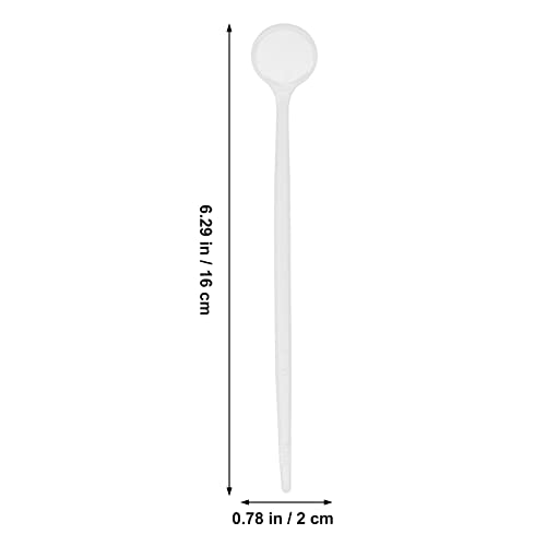 Einweg-Zahnspiegel mit langem Griff, Mundspiegel, Mund-Inspektionswerkzeuge für Zuhause, Krankenhaus, 40 Stück – Bild 4