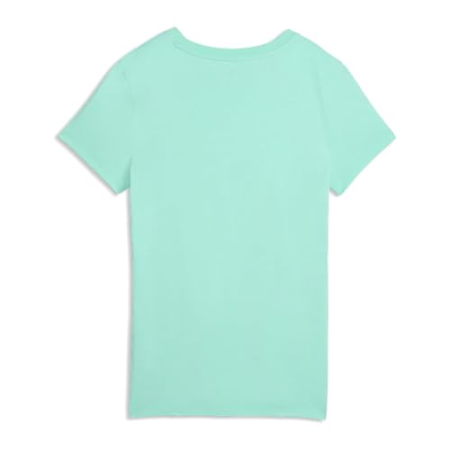 Image of Puma Women Cotton Letter Print Regular Fit Tees