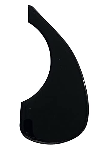 Acoustic Guitar Pickguard For Yamaha FG-180 Crystal Acoustic Guitar Self-Adhesive Pickguard (Black)