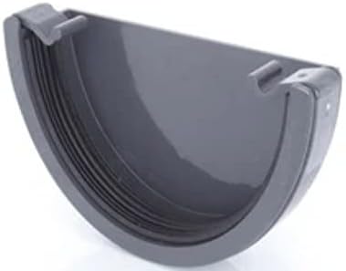 Marshall TufflexRWXE1 Anthracite Universal XL High Capacity External Stop END for 114 x 71.5 guttering