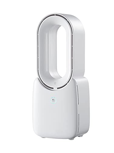 Portable Office Home Desktop USB ReMOLargeable Mini Bladeless Fan White Basic Model Without Light and Battery
