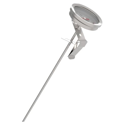 BRIGHTFUFU Food Grade 304 Stainless Steel Candy Thermometer Oil Temperature Gauge Instant Read Thermometer for Cooking Baking