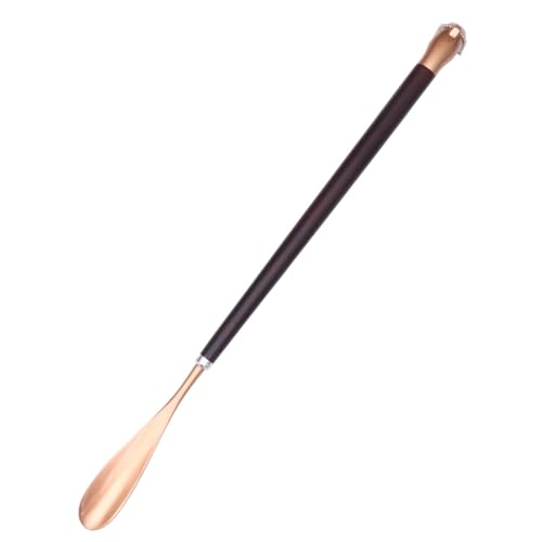 Chausse-pied en alliage design mammifère marin avec poignée en bois noble