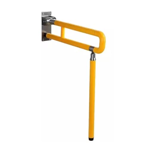 Abatible Barra de Agarre para Baño WC Pared,Barra de Apoyo WC de Acero Inoxidable Asa de Seguridad para Baño Asidero Asa Ayuda Baño Personas Mayores Minusvalidos Agarrador Ducha (2, Y)