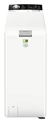 AEG LTR8A80560 Waschmaschine Toplader/ÖKOMix - Faserschutz/ProSteam - Auffrischfunktion / 6,0 kg/Leise/Mengenautomatik/Nachlegefunktion/Trommelbeleuchtung/Wasserstopp / 1500 U/min