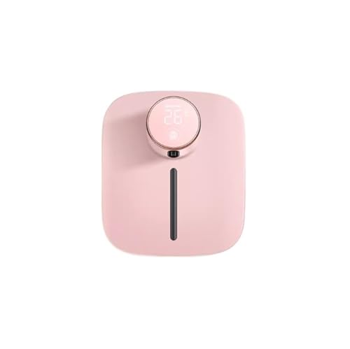 Distributeur de savon mousse mural rose avec pompe intégrée fluide - 2
