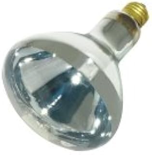 Satco S4999 250 watt R40 Incandescent, Clear Head, Medium base; 120 volts, (Pack Of 10)