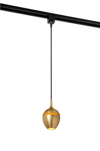 Sistema de iluminación por rieles con lámpara colgante 1xGU10 Lucide Track Preston oro