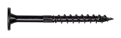 Simpson Strong-Tie 5005069 3.5 in. Washer Wood Screw44; Black - Pack of 50