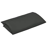 vidaXL Vervangingsdoek voor parasol 300 cm antracietkleurig