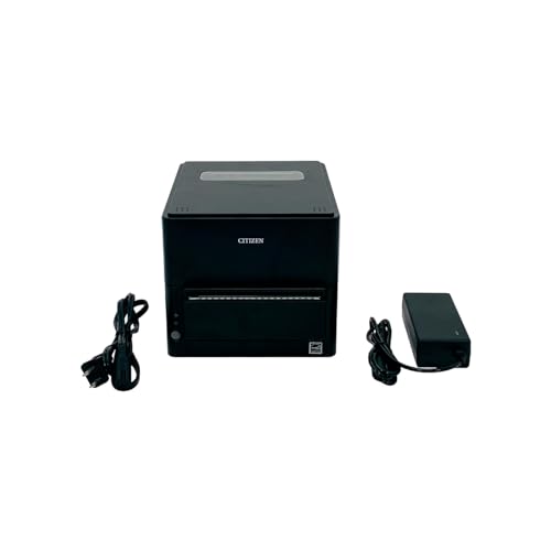 Tekswamp Citizen CT-S4500 Hi-Speed Receipt Direct Thermal POS Printer USB LAN ANNUBK, Bundle with AC Adapter