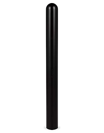 Innoplast BollardGard 4 x 52 1-Pack Round Top Bollard Cover (Black No Tape)