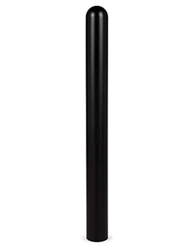 Innoplast BollardGard 4 x 52 1-Pack Round Top Bollard Cover (Black No Tape)