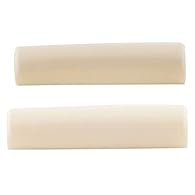For custom guitar nut Material: bone,This bone nut will improve the sound quality of your guitar. Colour: White Size: 43x6x9mm Package included:2 Pcs Blank Nuts