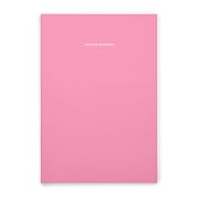 POKETO Lined Notebook Journal - 140 Page College Ruled Notebook, 100 GSM Thick Paper, Softcover - 8.25 x 5.75 - Carnation