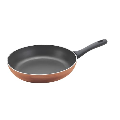 Metaltex NATIVA Copper- Sartén Aluminio Forjado, 28 cm, Antiadherente 2 Capas, Full Induction válido para Todo Tipo de cocinas, Acabado en Color Cobre