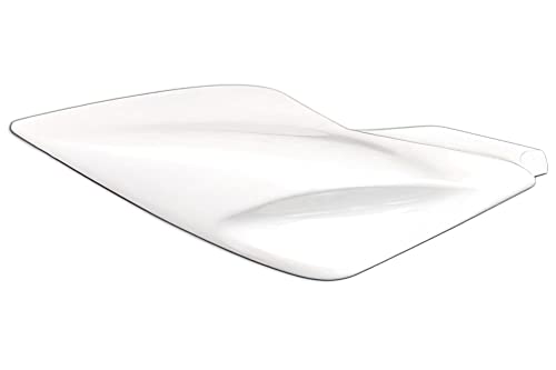 Coque AR gauche Nitro et Aerox blanc Tun'R pour scooter avant 2013