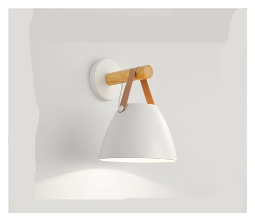Lámpara LED de pared para pasillo, iluminación de madera y decoración para escaleras interiores
