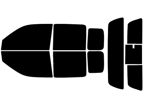 Rvinyl Window Tint Kit Compatible with Chevrolet Colorado 2004-2012 - Complete Precut Kit - 5%