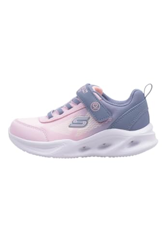 Skechers Girl's Sola Glow-Ombre Deluxe Sneaker