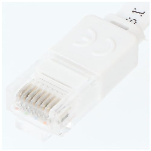 Cable plano patch Goobay CAT 6 U/UTP 2 m blanco miniatura 6