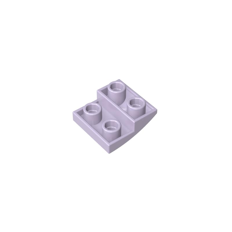 XYEIUGO 32803 Arched Brick Slope Curved 2x2 Inverted, pink purple, 50 PCS — image 1