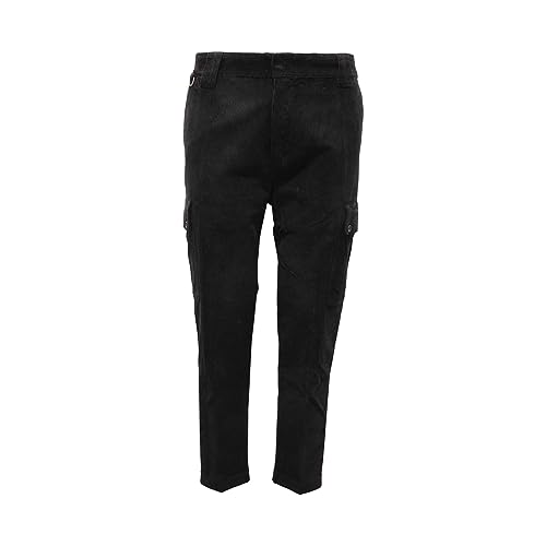 Pantalone velluto uomo PAOLO PECORA 1491AR noir chic