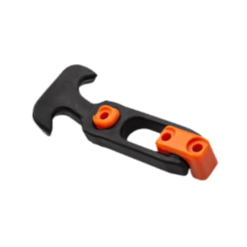 QSTDGVPW T Hasp Hasp, Hardware de Caja de Pesca, Hebilla de La Herramienta de Absorción de Choque de Reemplazo Flexible, Goma, 47 Mmx160 Mm